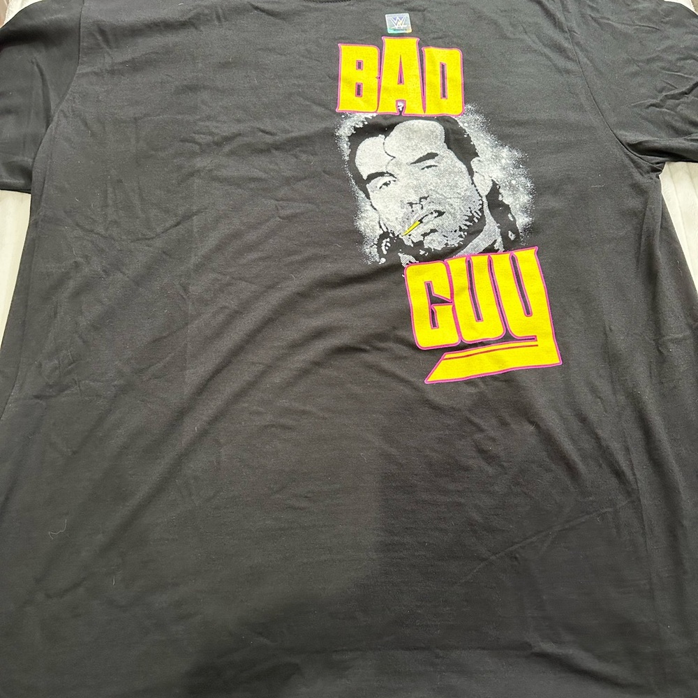 WWE 2XL Graphic Tee Short Sleeve Crew Neck Black Razor Ramon Bad Guy T-Shirt.